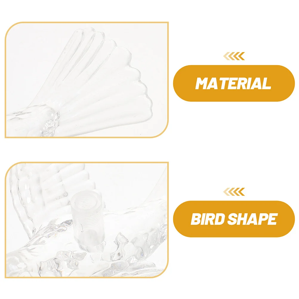 

4Pcs Acrylic Hummingbird Pendant Transparent Hanging Ornament Ceiling Decor Bedroom Living Room Party Decorations