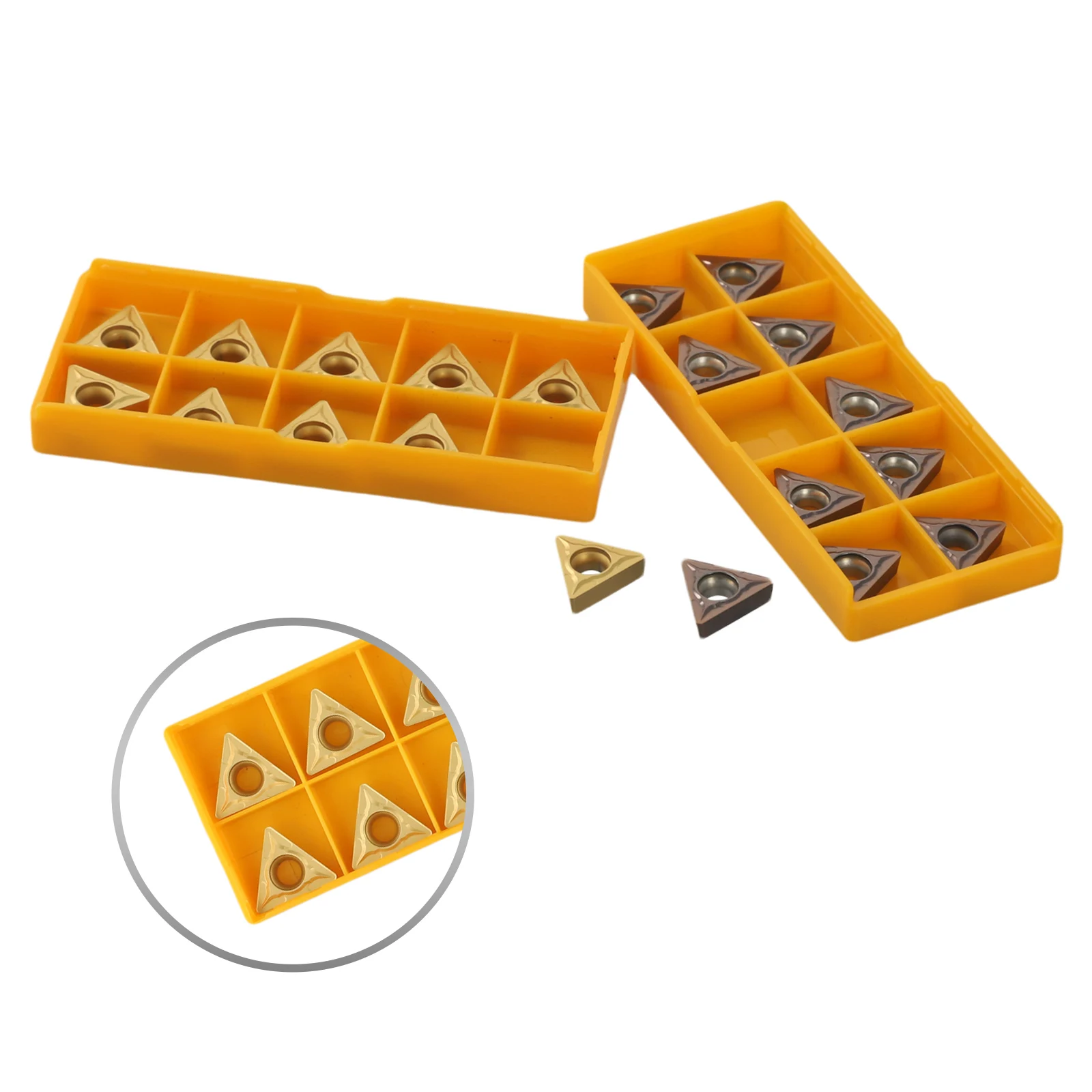 20pcs TCMT16T304 TCMT16T308 Carbide Inserts  Wear resistant  Heat resistant  for Steel  Stainless Iron and Cast Iron