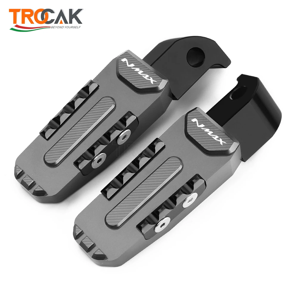 For Yamaha Nmax N-max 125 155 2015 2016 2017-2025 1 Pair Motorcycle Rear Foot Pegs Rests Pedals Footpegs