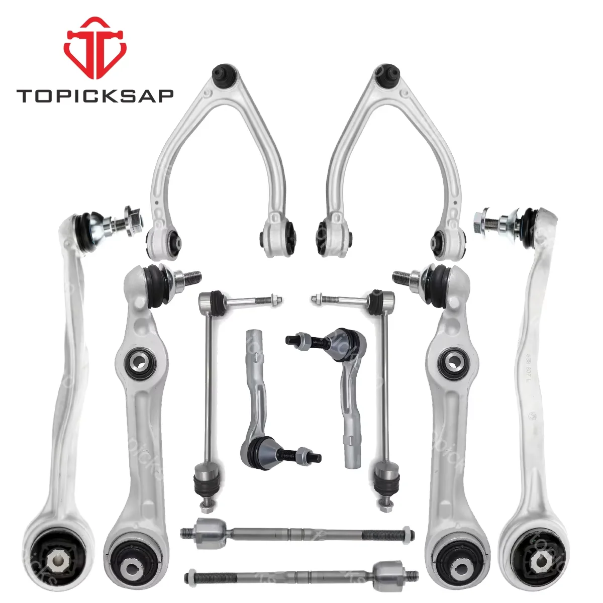 

TOPICKSAP 12Pcs Front Upper Control Arm Stabilizer Link Tie Rod Kits for Mercedes-Benz W222 S300 S320 S400 2WD RWD 2013-2020