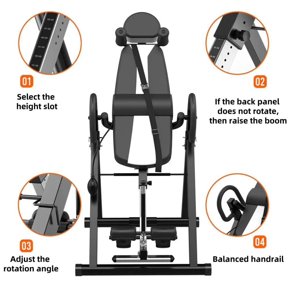 Decompression Abdominal Compression Inversion Table Fitness Equipment Household Inverted Crane Spine