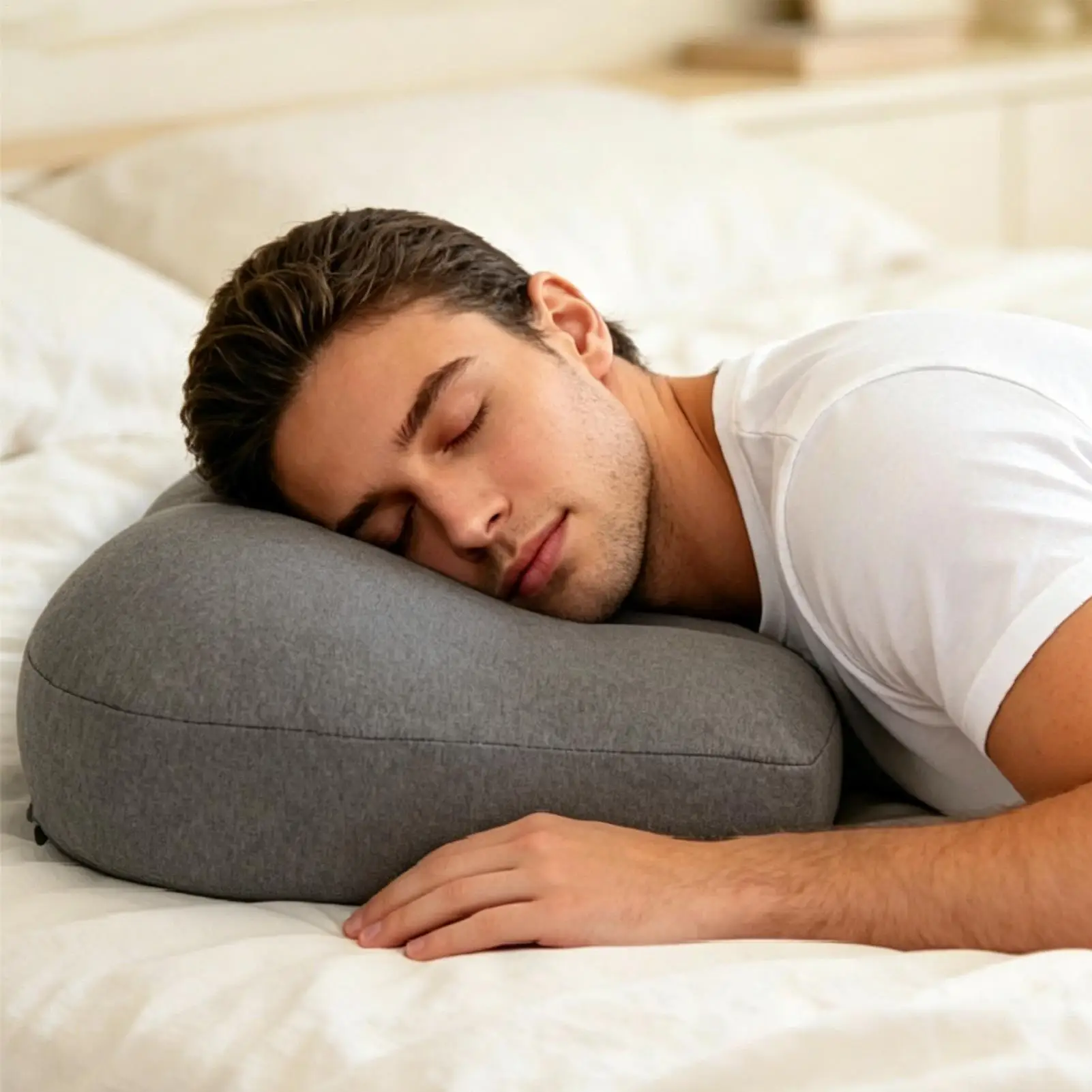 Sleeping Pillow Hip Shape Memory Foam Sleeping Cushion Soft Pillows For Women Men Home Room Couch Sofa Workplace Study