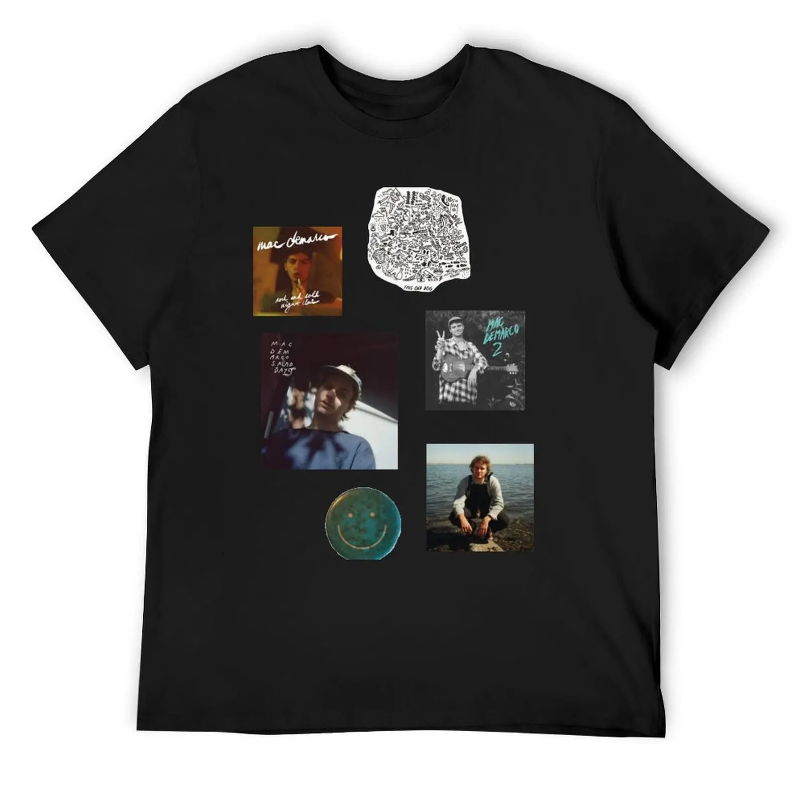 Mac Demarco Album Set T-Shirt customs design your own boys animal print mens graphic t-shirts big and tall