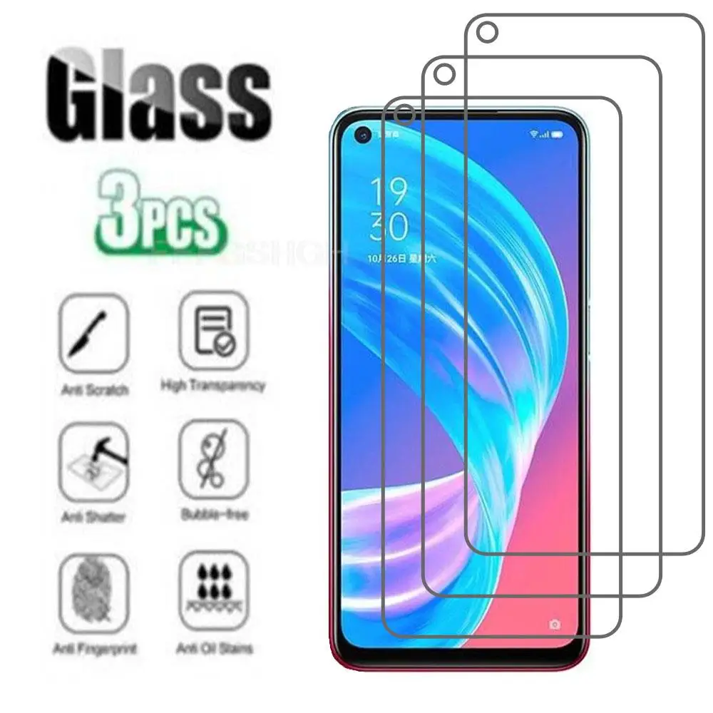 

Защитное закаленное стекло 9H HD для OPPO A72 5G 6,5 дюйма, OPPO A73 5G, защитная пленка для экрана телефона, 3 шт.