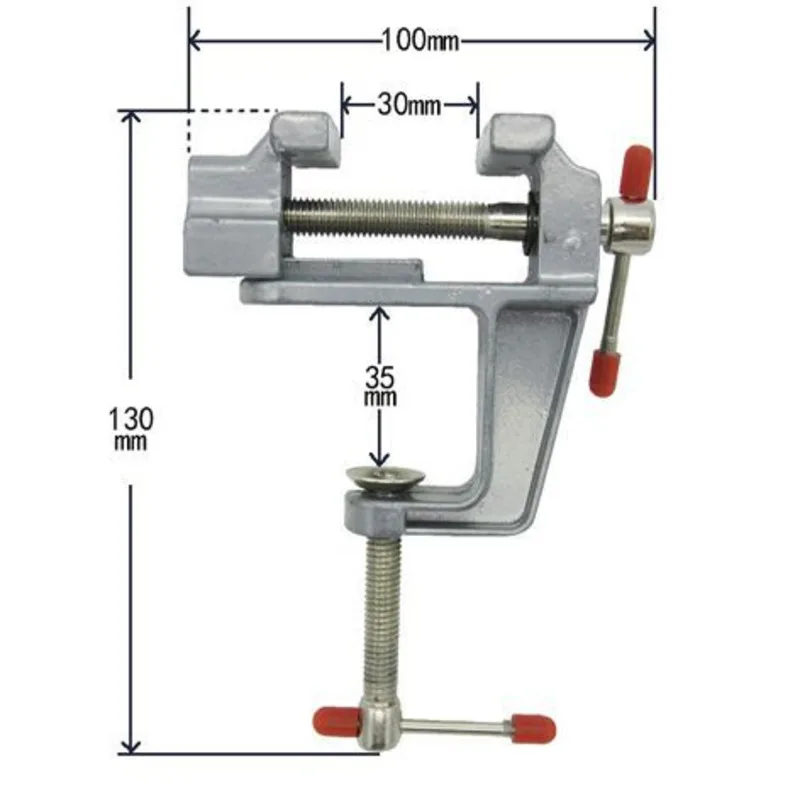 Mini stół ze stopu Aluminium zacisk roboczy imadło wielofunkcyjny stół imadło stołowe imadło śrubowe do rękodzieła formy stałe narzędzie do naprawy