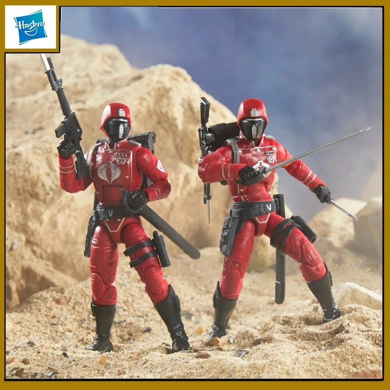 Hasbro Original G.I. Joe – figurine de dessin animé Dusty Crimson Guard, jouets pour garçons et filles, cadeau pour enfants, ornements de collection