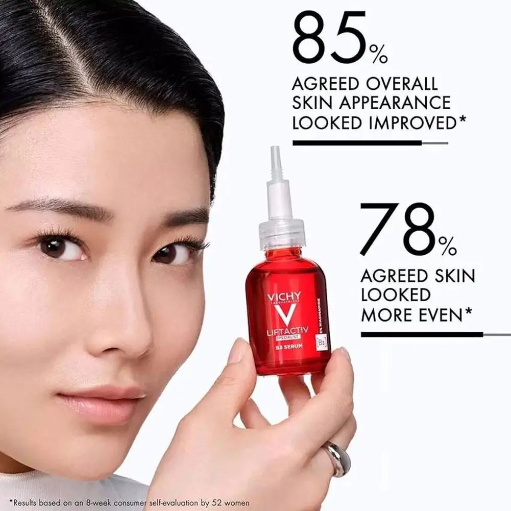 VICHY Vitamin B3 Serum Deeply Nourishes Skin Improves Skin Elasticity And Improves Fine Lines Dull Facial Skin Care