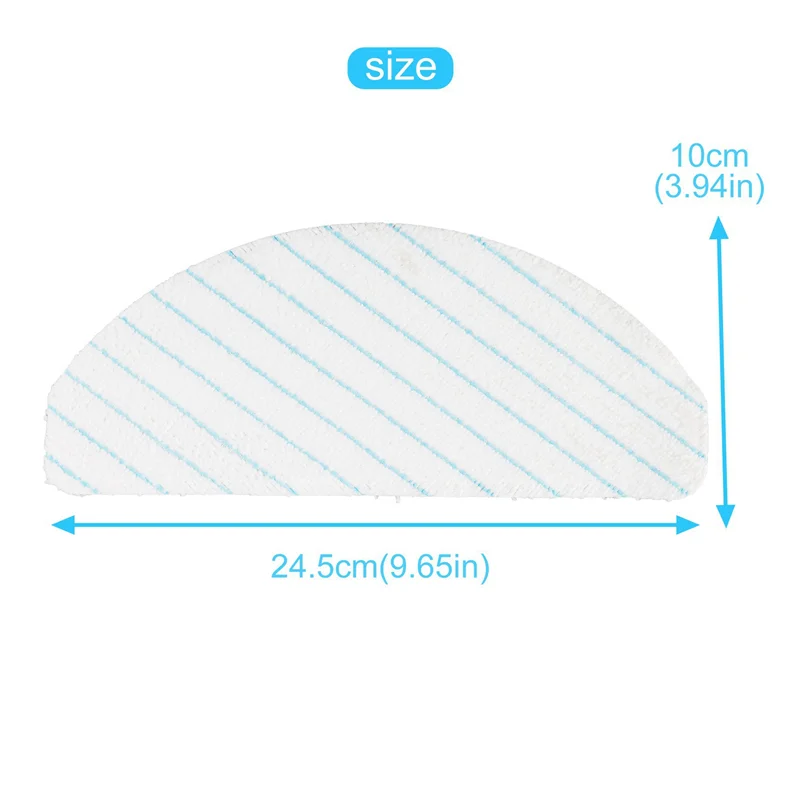 ABZA-300Pcs de almohadillas desechables de trapo fuerte para Ecovacs Deebot OZMO T8 AIVI T8 Max T9 Power/Max piezas de aspiradora