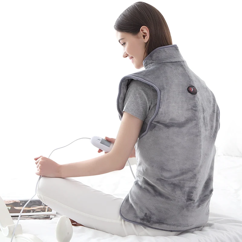 

Electric Neck Shawl Neck Cervical Shoulder Body Back Heating Pad Hot Compress Moxibustion Shawls Relieve Pain For Health Care