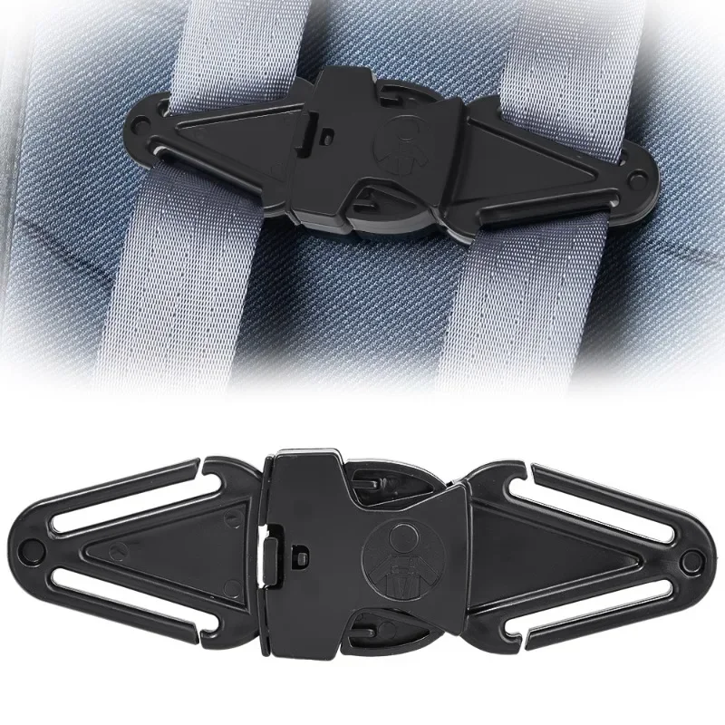 Child Car Seat with Fixed Chest Buckle Car Removal Clip Backpack Car Seat Belt Strap Adjuster Holder Auto Accessories