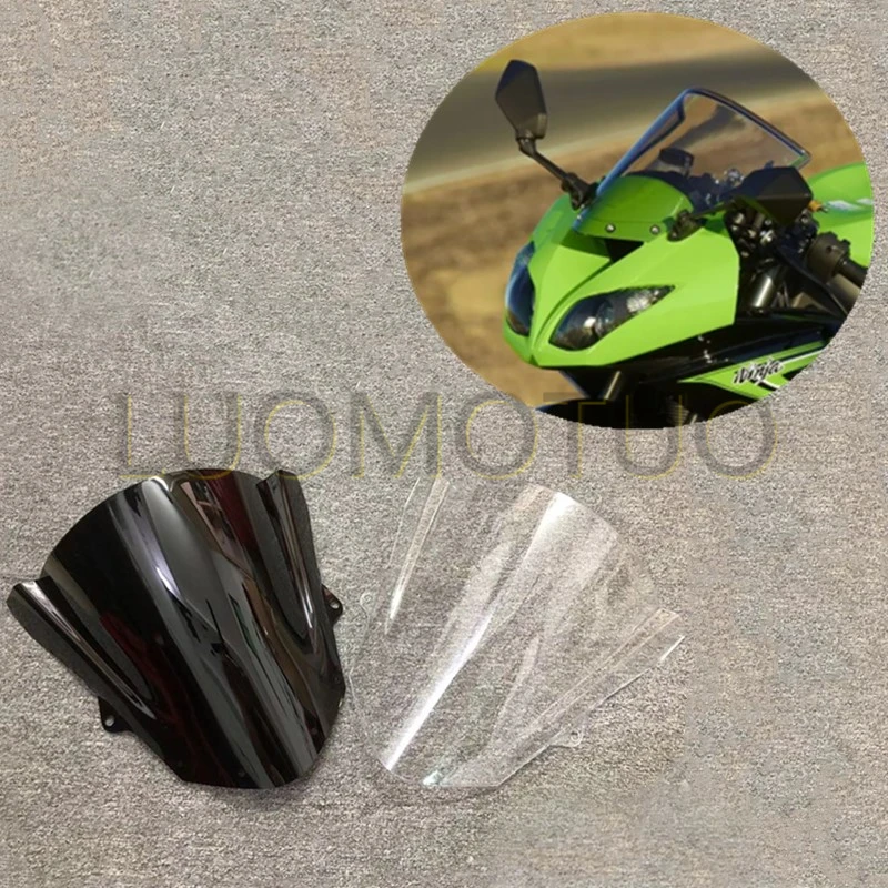 Motorcycle Windscreen Windshield Wind Deflector Fit For Kawasaki Ninja ZX6R ZX636 ZX 6R 636 ZX-6R 2009-2016 ZX10R ZX-10R 2009