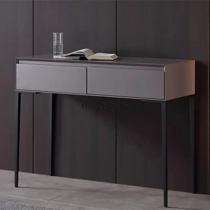 

FG40Italian economical dresser chest mobile combination solid wood bedroom with lamp dressing table