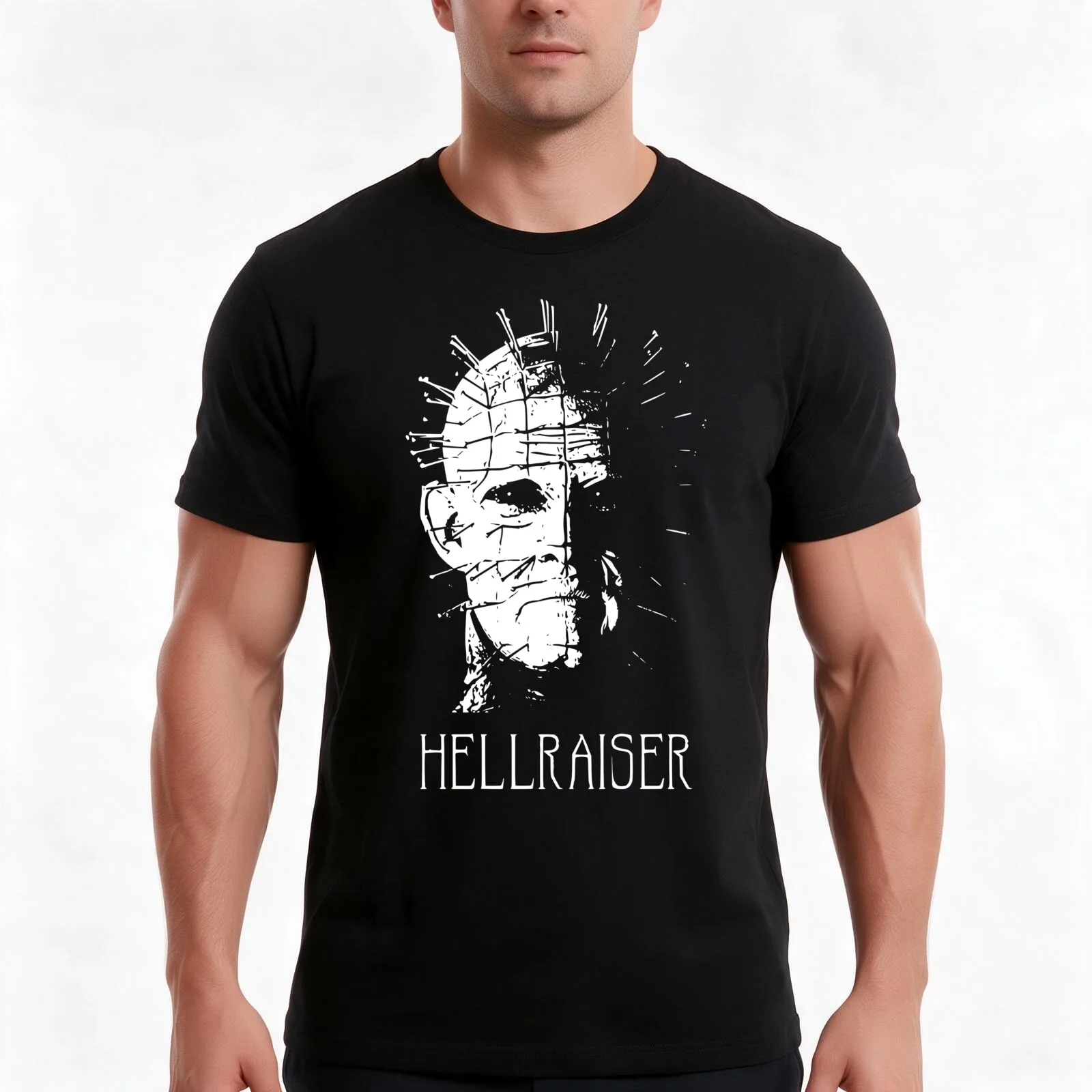 Pinhead The Hell Priest T-Shirt Summer Casual Cotton Tee Oversized Streetwear Tops Vintage Graphic Print Unisex Men Women