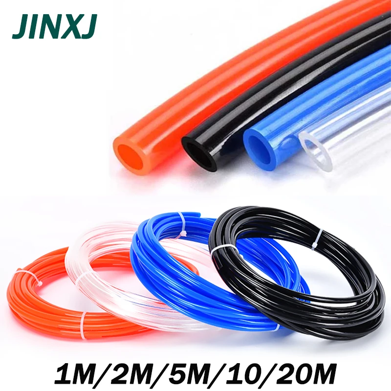 Air Component Hose Polyurethane Tubing 4mm 6mm 8mm 10mm 12mm Pipe Line Hose 1M/2M/5M/10M/20M Pneumatic Tube for Compressor