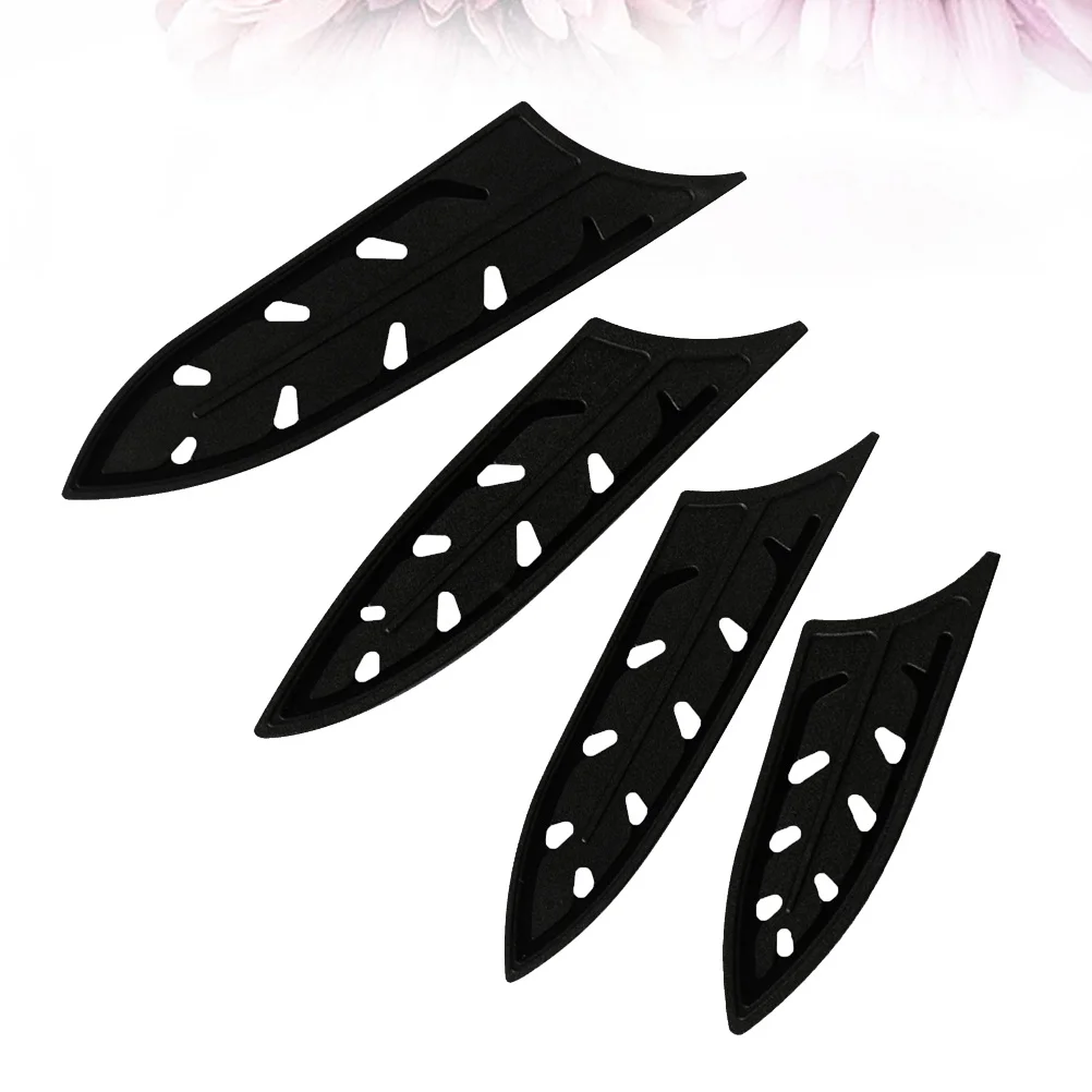 

2Pcs Ceramic Cutter Covers Premium Black Plastic Protective Covers Safe Storage Finger Guard Cutter Sheath