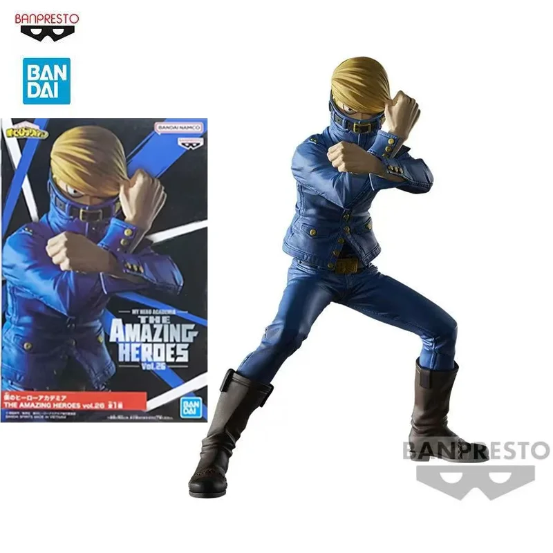 Bandai Original My Hero Academia Anime Best Jeanist PVC Action Figures Collect Ornaments Figure Model Toys 15cm Birthday Gift