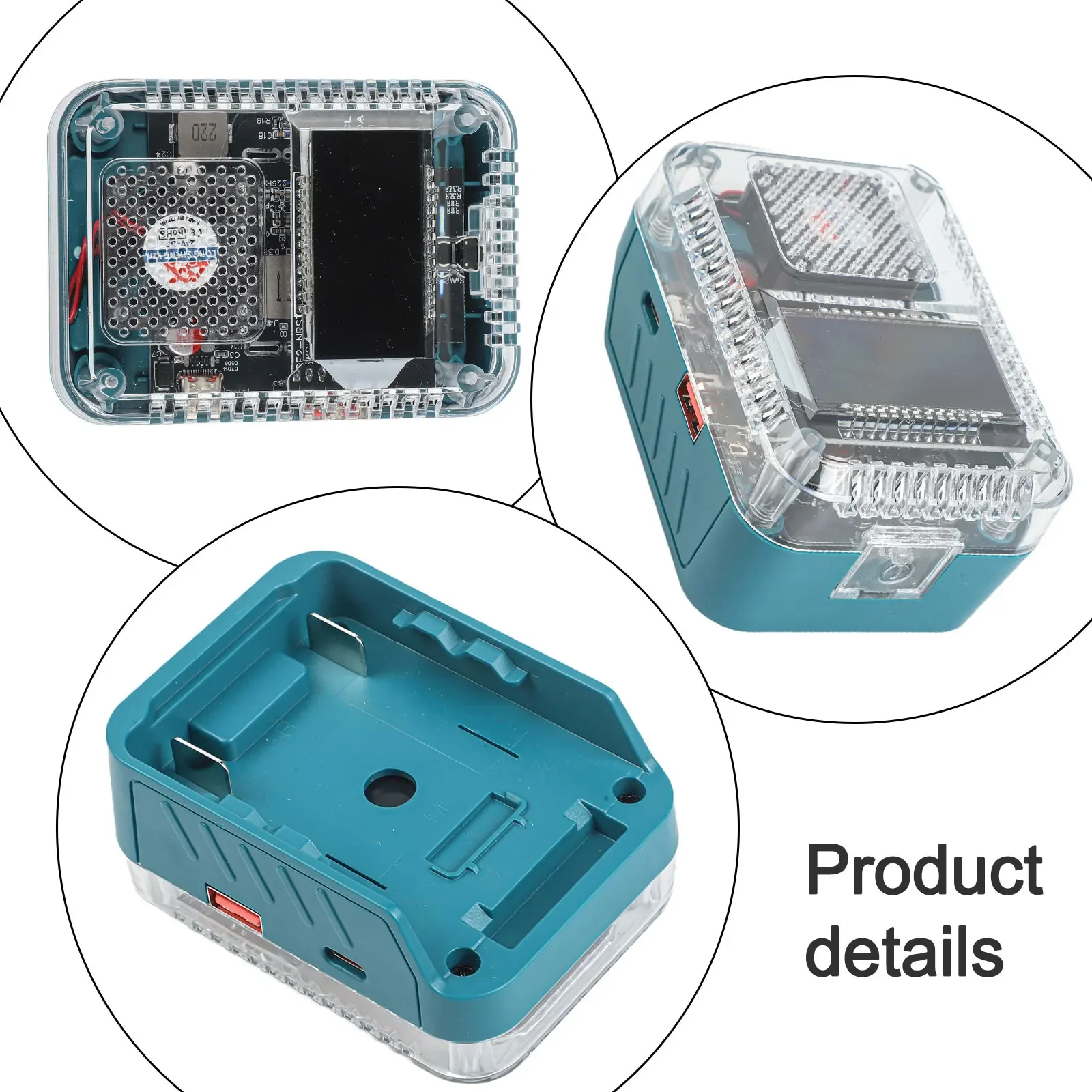 

Dual Usb Charger For Devices Adapter 9.3*6.7*4.2cm USB-C PD Charger Over-charge Protection Over-heating Protection