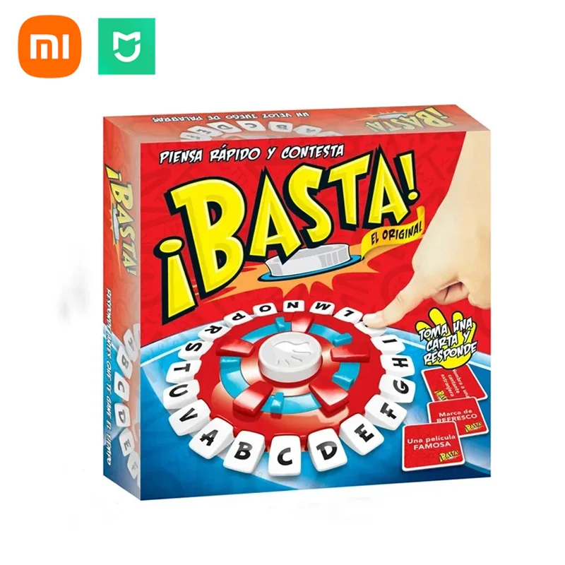 Xiaomi MiJia Children's Educational Table Toys English Spanish TAPPLE Crazy Alphabet Game Parent-child Interactive Turntable Toy