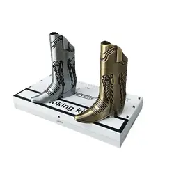 Rare Western Cowboy Boots BIC Lighter Holder Classic Mini Bic j5 Case Exquisite Decoration