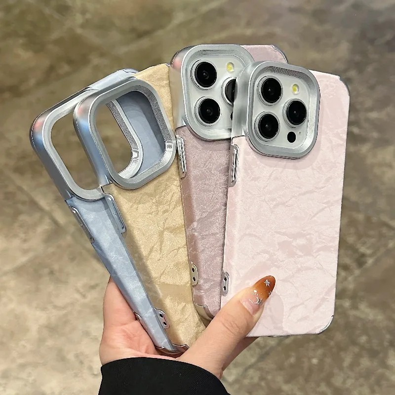 Snow Mountain Velvet Cloth Fabric Case for iPhone 16 15 14 Plus 13  Pro Max Shockproof Leather Aesthetic Matte Cover view 4