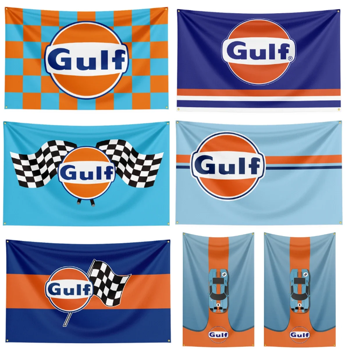 90X150CM 3X5FT Gulf Flag Polyester Printed Oil Banner For Decor