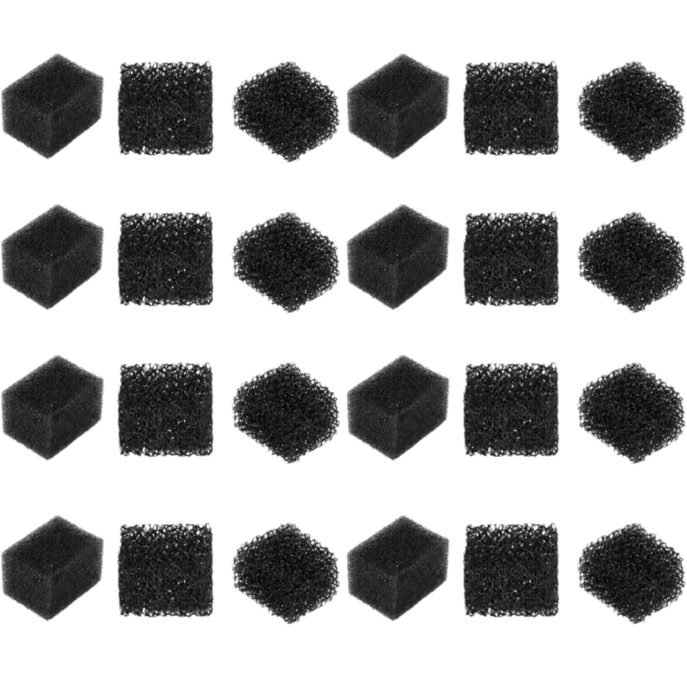 24pcs Black Color Stipple Sponges Face Makeup Tool Texture Shaping Special Effects Makeup Sponges Makeup Sponge Tools