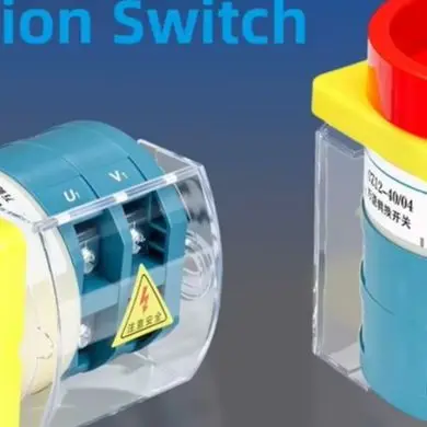 HZ12-40/04 Cam Actuated Rotary Changeover Switch 40A 500V Rated Impulse Withstand Voltage 2.5kV for Panel Mounting