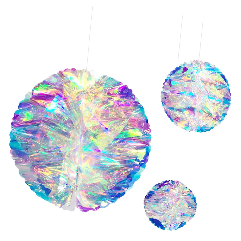 

3Pcs Luxurious Honeycomb Party Pendants Colorful Layout Decorations for Celebrations