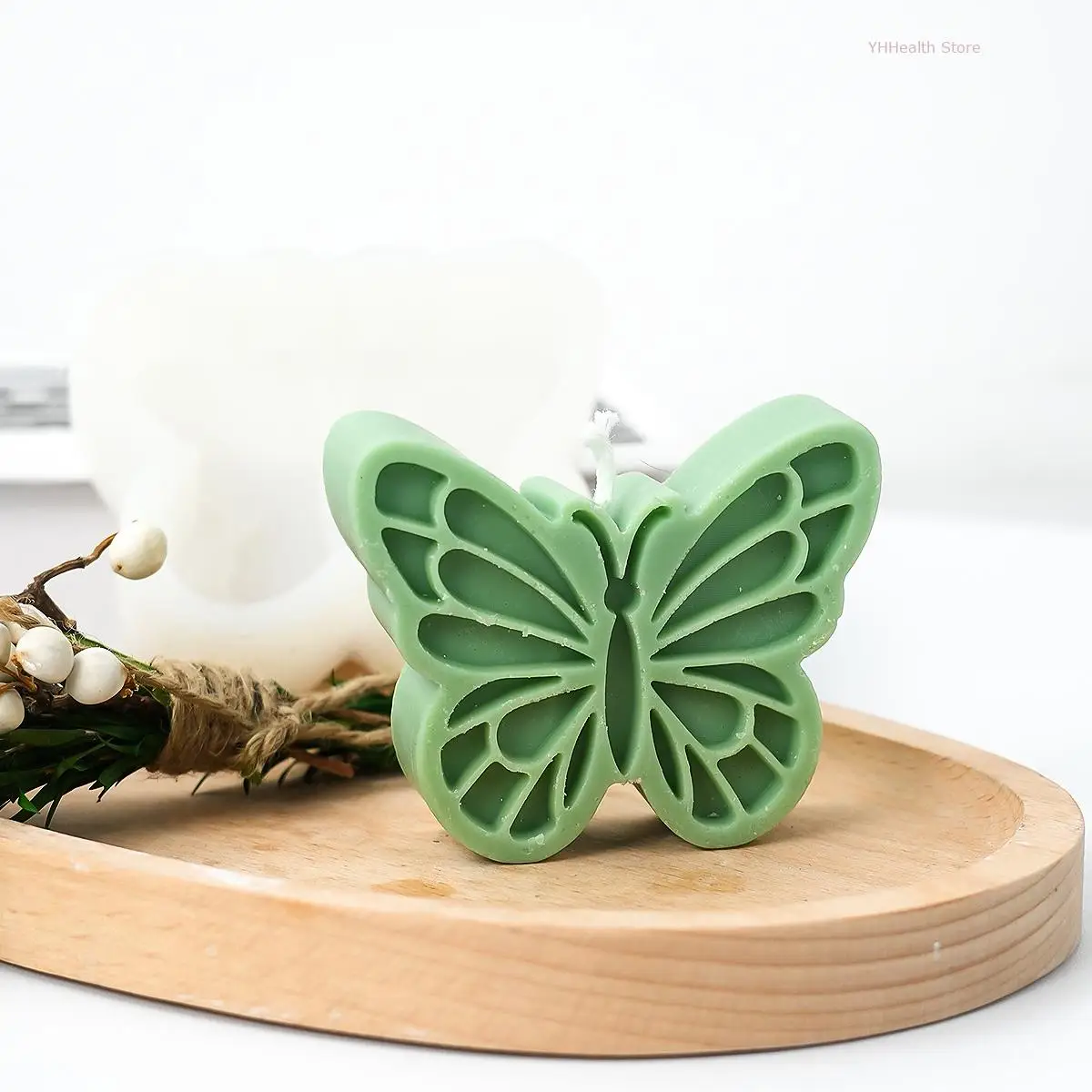 Butterfly Silicone Candle Mold 3D Butterfly Shape Diffuser Candle Handmade Soap Wax Tools DIY Handmade Plaster Crafts Making