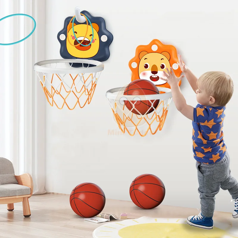 Mini Tudou Play Balls Kids Sport Toy Basketball Hoop Electronic Counting Adjustable Indoor Outdoor Game Toys For Children Gift