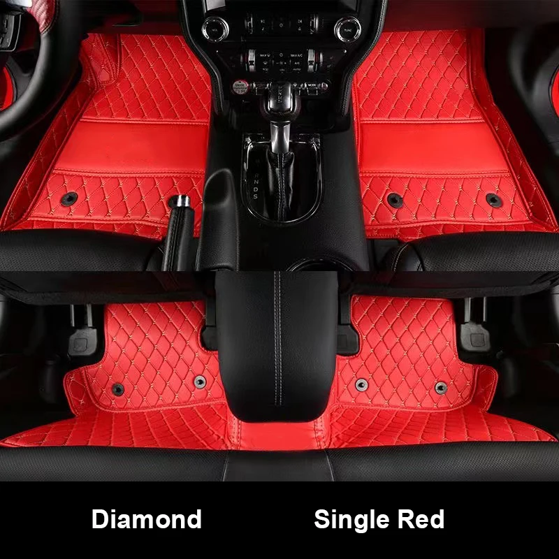 Custom Fit Car Floor Mat for Mustang Accessories Interior ECO Thick Carpet Customize for Left and Right Drive