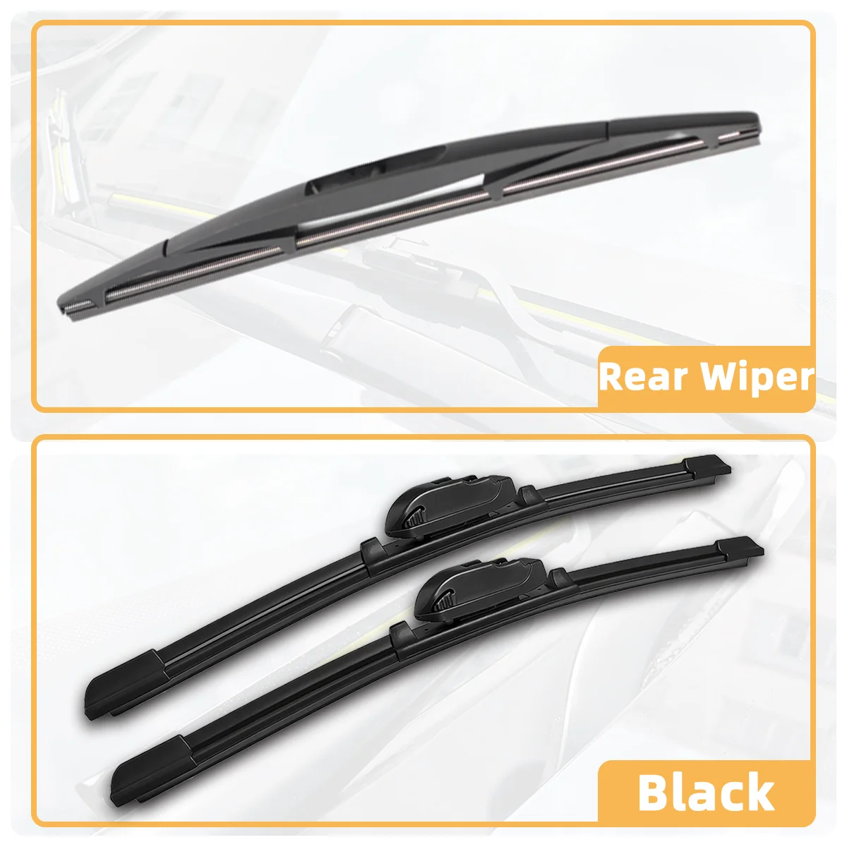 FLOWZEN 1/3PCS Rear Wiper And Front Windshield Wiper Kit For BMW 2 Series F45 Active Tourer 2014-2021 Wiper Kit Automotive Parts