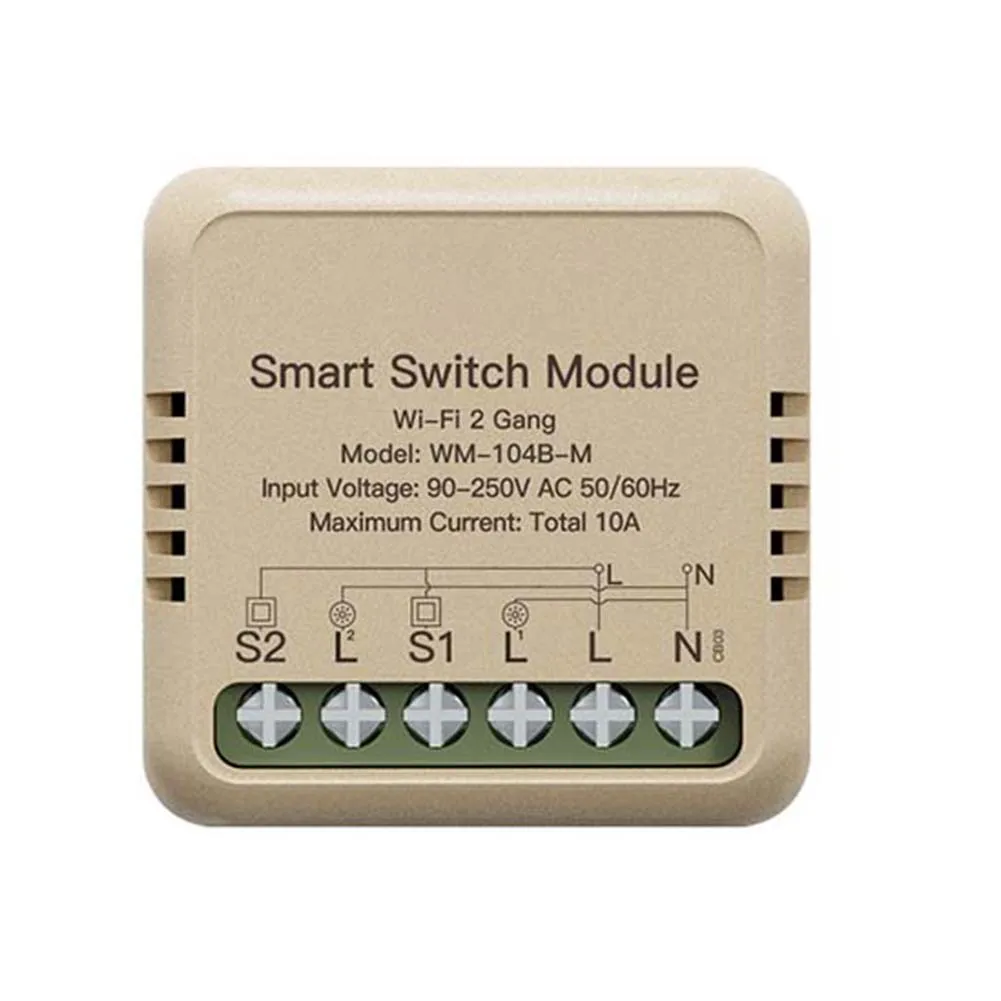

WiFi smart switch module supporting Matter protocol for Alexa Smart Things integration remote control home use