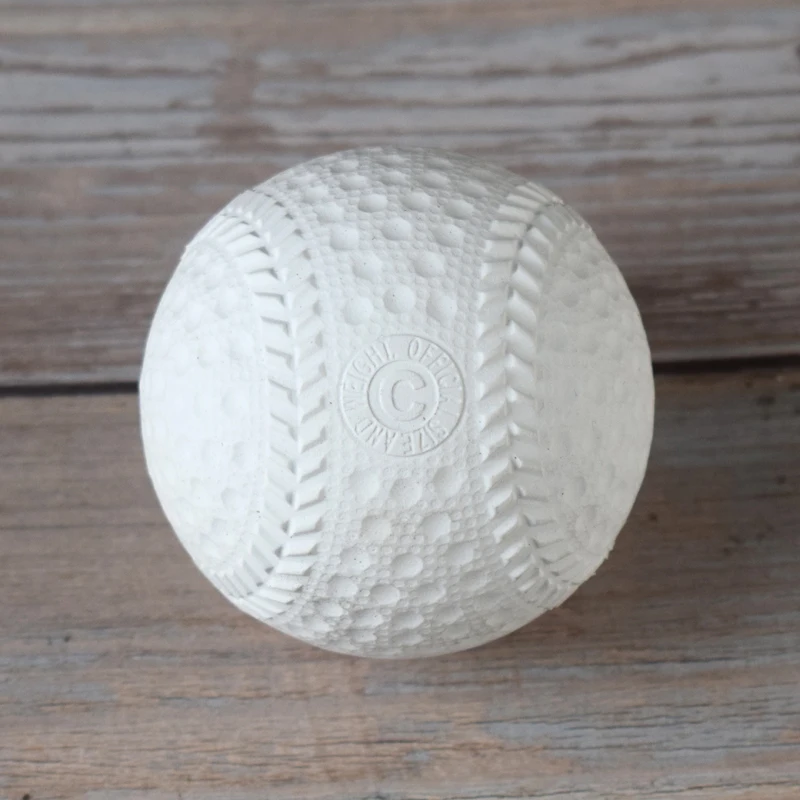 Pelota de béisbol de goma suave para principiantes, pelota de seguridad para niños, hombres y mujeres, entrenamiento seguro, 3 tamaños, juego de 3 piezas