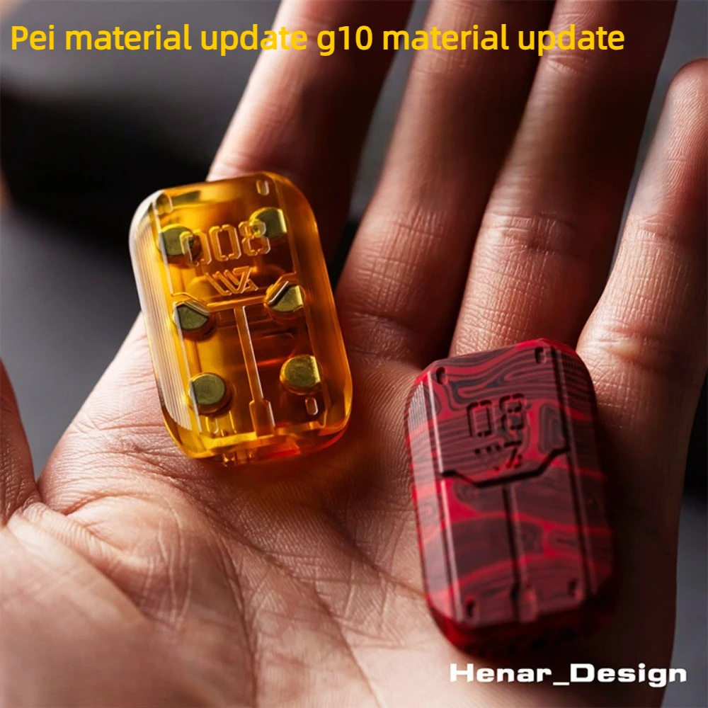 WANWU Defense Line Unlimited Position PaPa Shield Mechanical Metal Fingertip Card Pushing Decompression Toy