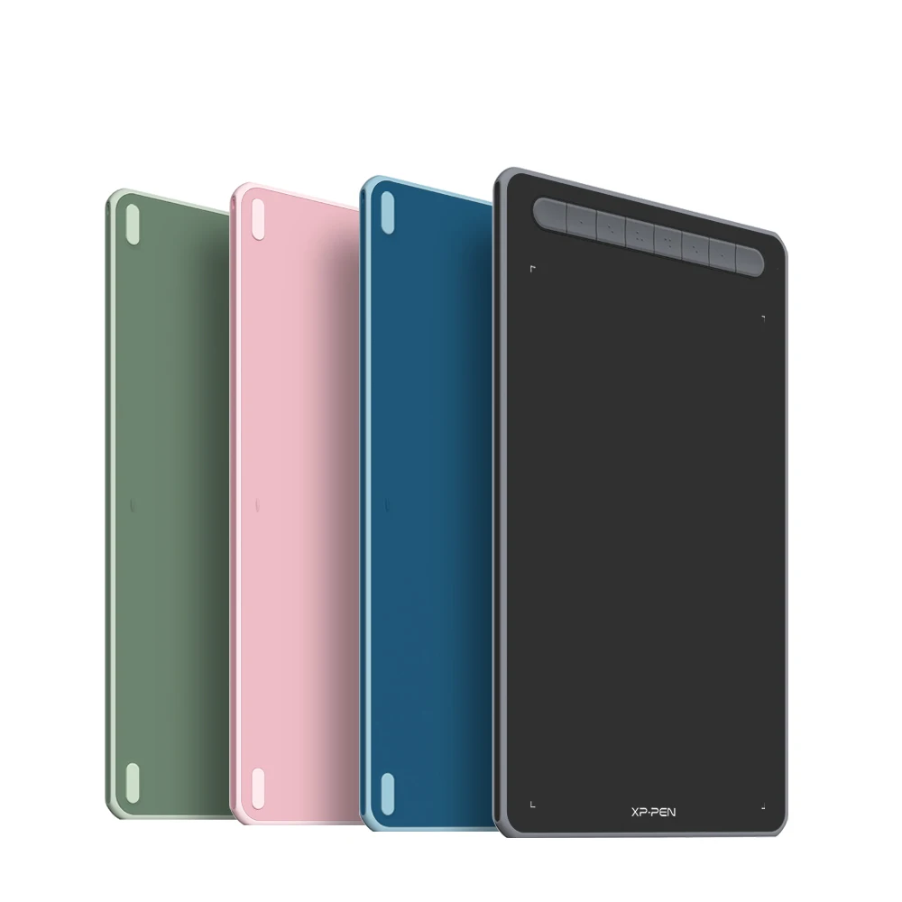 Xppen deco l/ lw gráfico digital tablet desenho caneta tablet sem fio bluetooth v5.0 inclinação