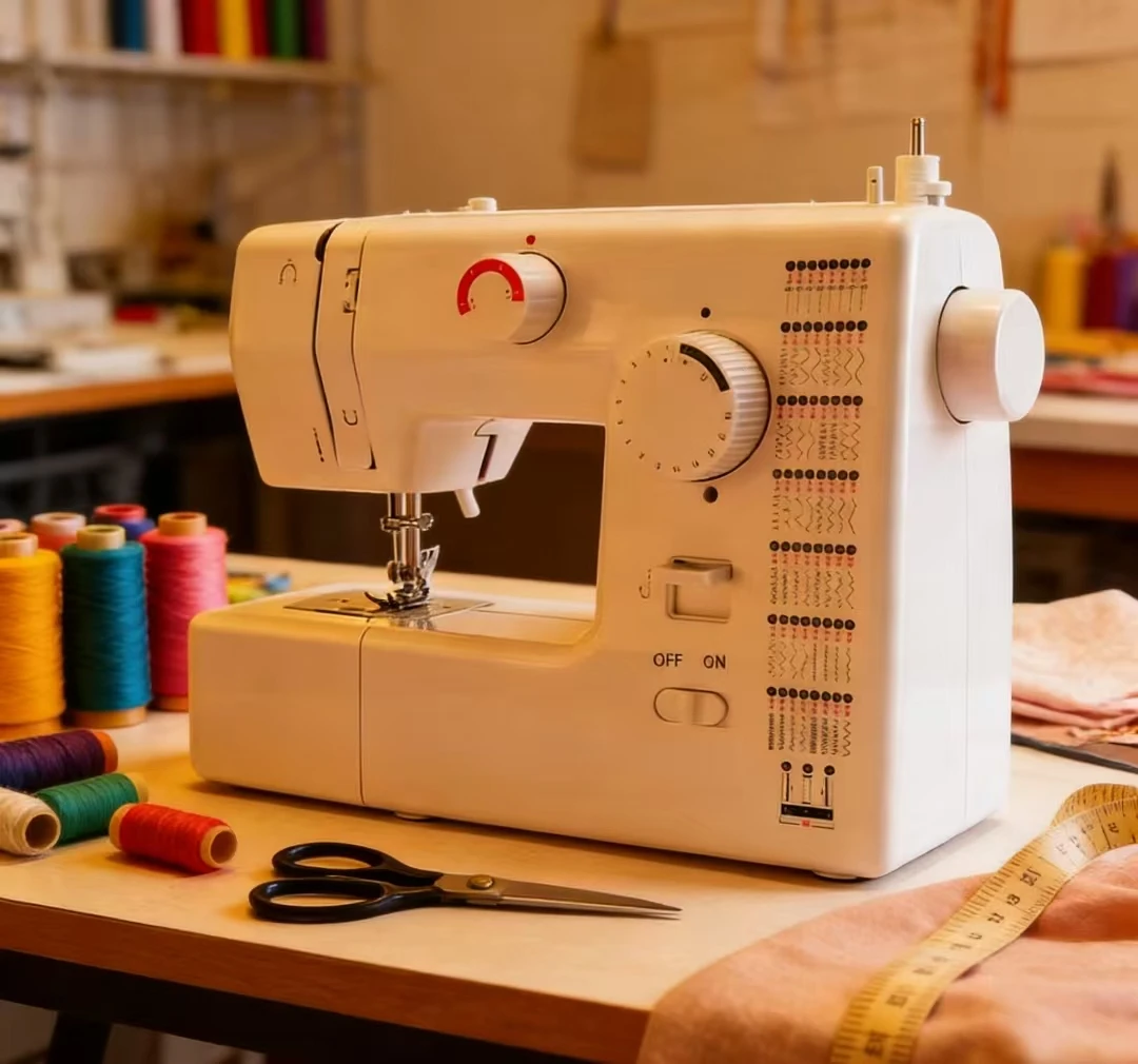 Picture 3: New Household Electric Sewing Machine 59 Built-in Stitches Overlock & Buttonhole Function