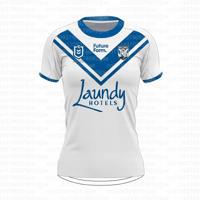 4 2026 Parent Child 3D Printed Outdoor Sports Quick Drying Breathable T-shirt Australian Bulldog Rugby Thin T-shirt Family Tees