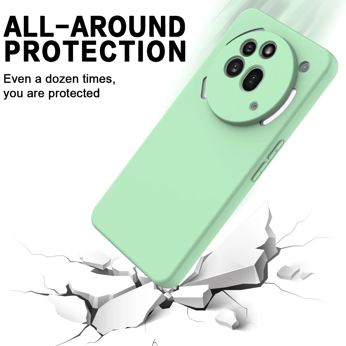 아무것도 전화 3A 프로에 대한 실리콘 케이스 아무것도 전화 3A 프로 충격 방지 범퍼에 대한 피부 느낌의 초박형 소프트 안티 가을 커버