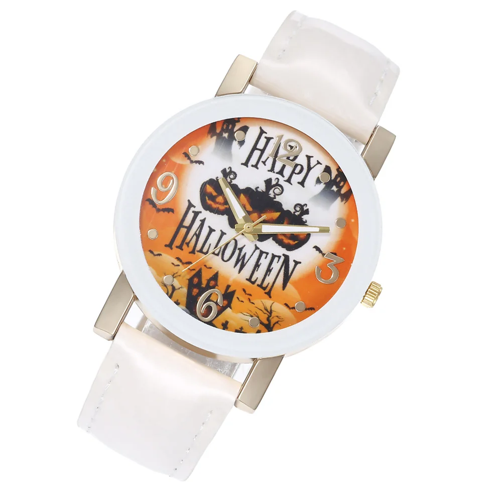 

Women's Watch Halloween Accessory Quartz Pumpkin Witch Castle Themed Fashion Belt Unique Party Design