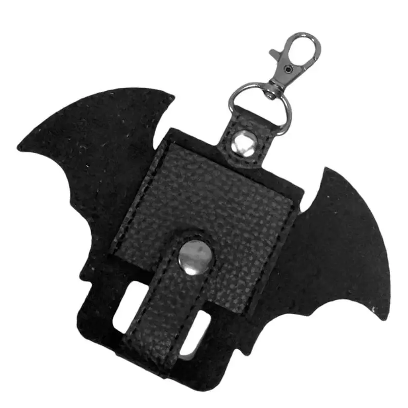 Travel Inhaler Holder Inhaler Case Carrying Pouch Halloween Bat Wing Storage Organizer Inhaler Keychain Travel Case Inhaler Bag