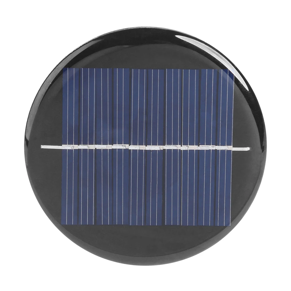 1/2Pcs 60/150mm Round Solar Panel Board DIY Power Bank Battery Cell Charger Lamp Panel Charging Mini Solar System Board