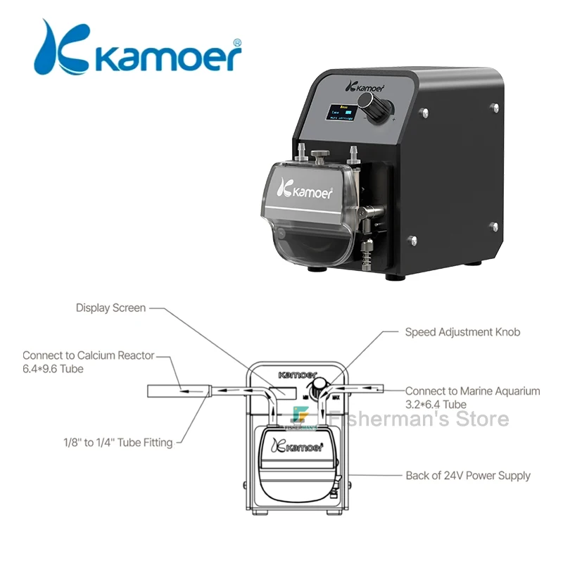 Kamoer FX-STP3 WIFI PerIstaltic Continuous Duty Dosing pump Reef