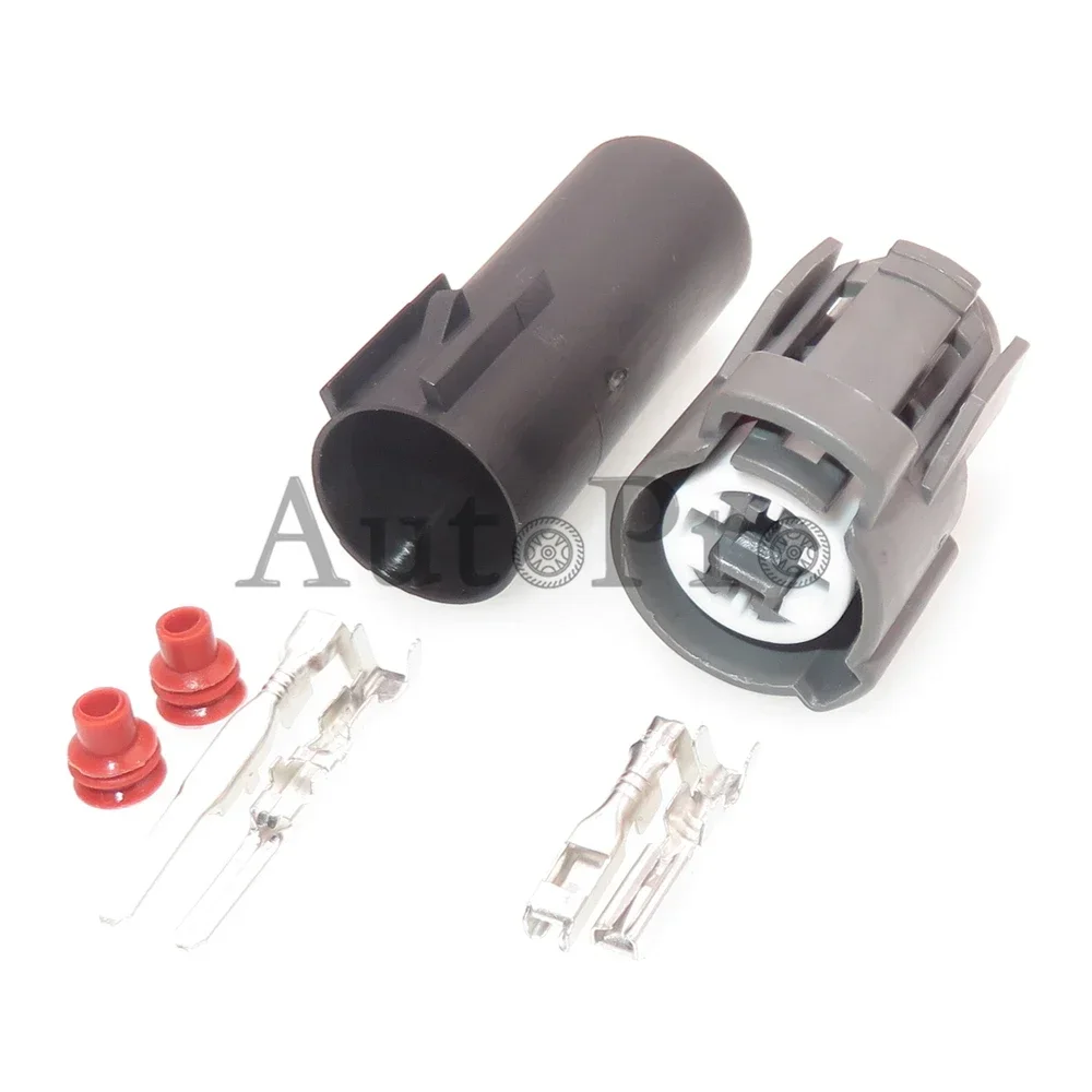 1 Set 2 Hole AC Assembly Car Modification Connector Part Automobile Sealed Plug 6189-0156 Auto Solenoid Valve Socket For Honda