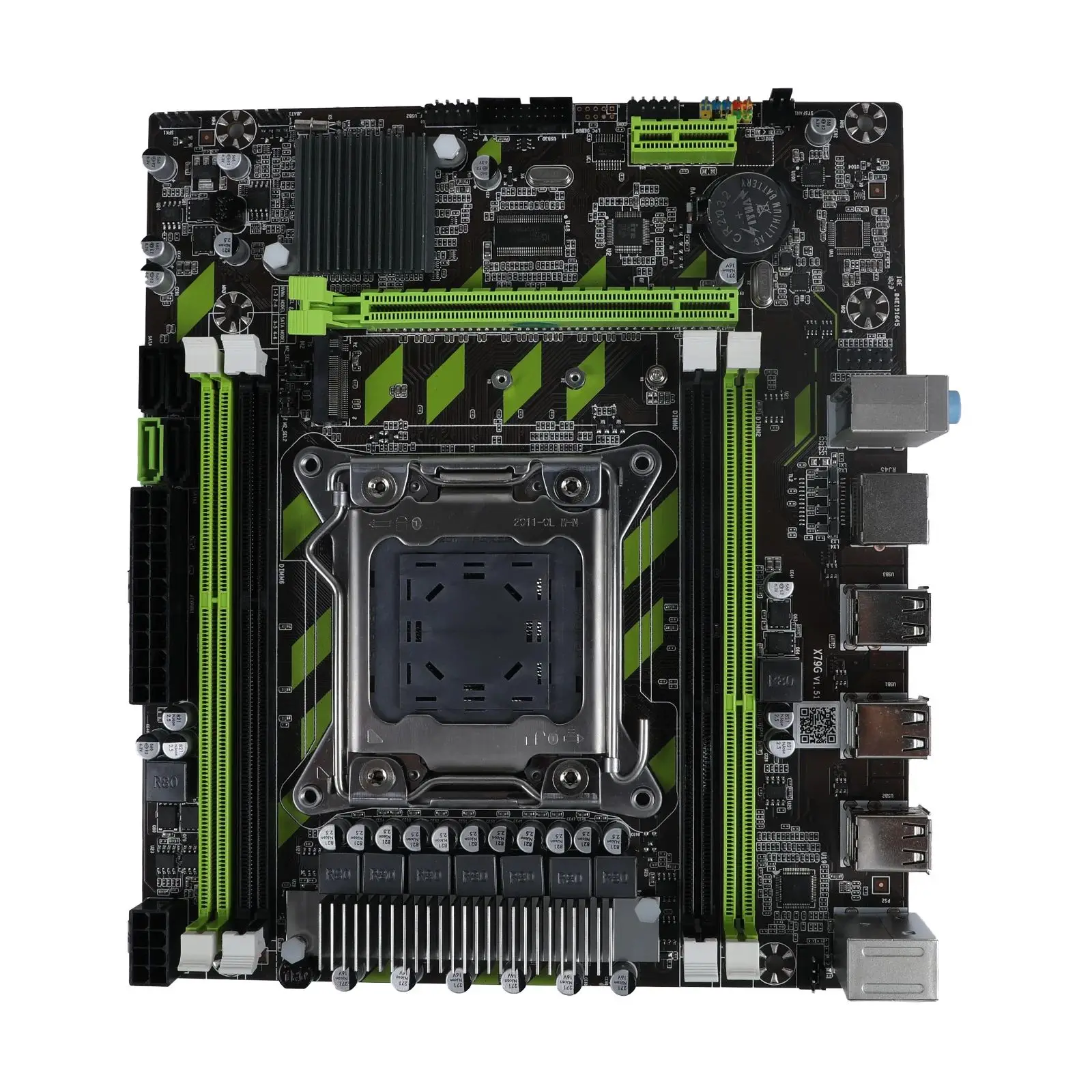 Super X79G V1.51 X79 Motherboard Kit LGA 2011 Support Xeon 2620V2 CPU Processor DDR3 16GB RAM Memory Desktop Board