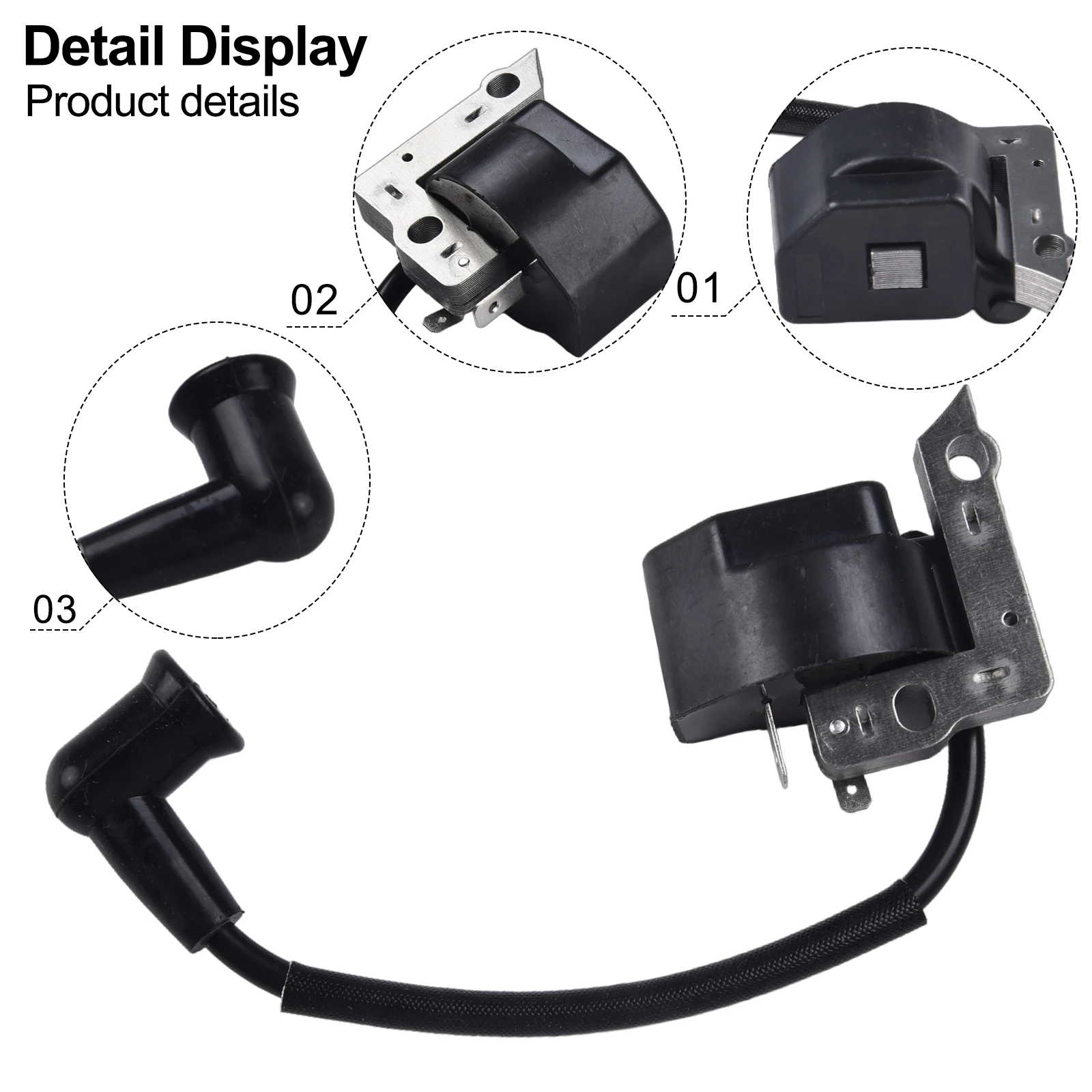 Advanced Ignition Coil for FS 38 2MIX and FS 55 2MIX Brushcutter Smooth Ignition Quick and Part # 4140 400 1309