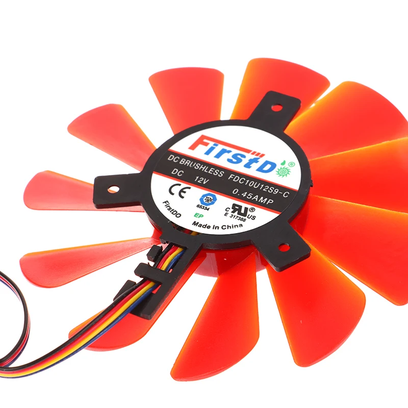 For RX570 RX580 Video Graphics Cards Cooling As Replacement Fan 87MM Diameter RX-570- RX-580- FDC10U12S9-C