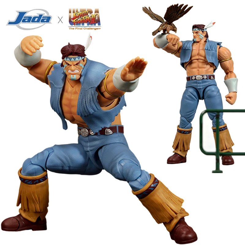 Figura de acción de lujo a escala 1/12 de Jada Toys Thunder Hawk Ultra Street Fighter – Coleccionable JD35739