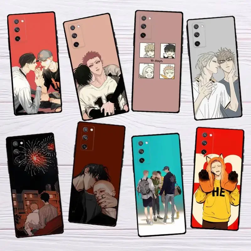 

19 Days Anime Phone Case for SamsungS23 S22 S21 S20 Ultra Pro S10 S30Plus 20 Ultra Black Cover
