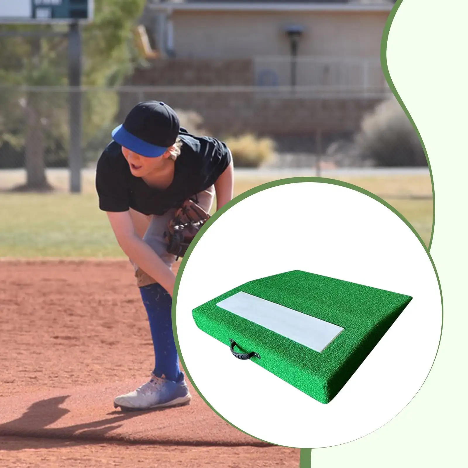 baseball-pitching-mound-for-indoor-outdoor-easy-to-carry-with-carrying-handle-training-aid-practice-portable-30-x-30-x-4-inch